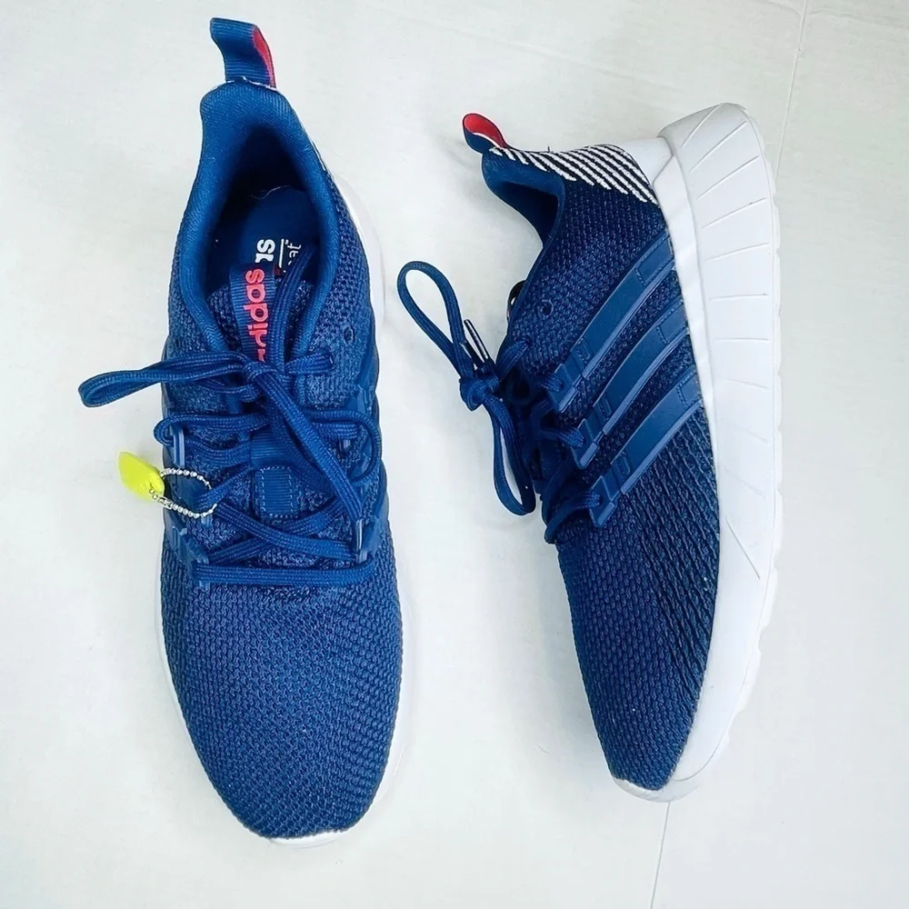 Adidas Questar Flow Men's Ortholite Float Navy Blue Athletic Sneakers Size 8
